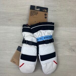 The North Face Womens Montana Pro Gore Tex Mitt Gloves Size Small White